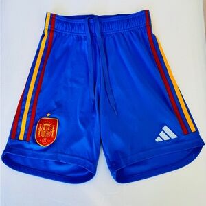 Adidas Spain National Team 2022 Boys Athletic Shorts
